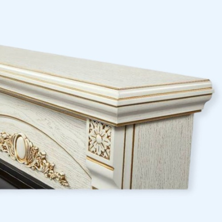 Barocco Classic шпон белый дуб с золотой патиной (1294117) Firelight Портал